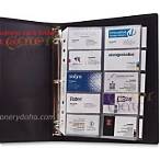 a4 folder with business card slot